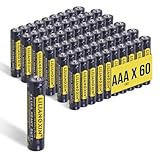 HD-Line 60er Pack AAA Micro LR03 Alkaline Batterien 1,5V – Langlebig und Leistungsstark – Ideal für Fernbedienungen, Spielzeug, Taschenlampen u.v.m.