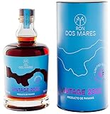 Ron Dos Mares Vintage 2002 Rum 46,5% Vol. 0,7L – Premium Panama Rum | Gereift in Ex-Bourbon-Fässern | Limitierte & nummerierte Edition | Aromen von Schokolade & Kokos