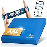 My Balance XXL - Balance-Pad inkl. Widerstandsband I Hochwertiges Balancekissen mit E-Book I Stärkt deine Balance I Balance Pad für Physiotherapie