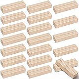 Kartenhalter/20 Stück Holz Fotohalter , Kann als Tischkartenhalter Menükartenhalter Kartenhalter Hochzeit Card Holder und Postkartenständer, Dekorativ,um fest zu stehen