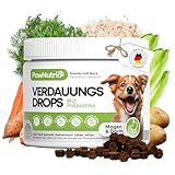 PawNutrio® - Verdauungs-Drops mit Präbiotika für Hunde | unterstützend bei Gras und Kotfressen| Durchfall und Sodbrennen | 100% natürliche Inhaltsstoffe | getreidefrei und ohne Zuckerzusatz