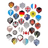 VANZACK 90 Stück Dart Blätter Dart Flights Professionelles Dart Zubehör Dart Flügel Dart Versorgung Dart Zubehör Outdoor Versorgung Austauschbare Dart Outdoor Zubehör