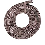 famos Peddigrohr Flechtmaterial Korbflechten 2,25 mm viele Farben zur Auswahl (100g, Dunkelbraun)