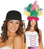 Schwarz Filzkappe Dekoration