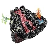 Toddmomy Elektrisches Vulkanmodell mit Nebeleffekt Licht und Soundfunktion Interaktives Wissenschaftsspielzeug für Kreatives Experimentierset zur Naturentdeckung und Raumdekoration