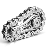 Coole Zahnräder Fidget Kette, Montage Fidget Spinner Ring Spielzeug für Kinder Erwachsene, Metall Fidgeting Fahrrad Kettenräder Würfel, EDC Neuheit Stress Relief Hand Spinner Kinetisches Geschenk