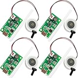 GRUUI 4 PCS 20MM Ultraschall-Nebelhersteller Fogger ZerstäUber ZerstäUber Filmplatte ZubehöR Luftbefeuchter Gummidichtung mit Zeitschalter Luftbefeuchter Zubehör