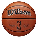 Wilson Unisex-Adult NBA Authentic Series Outdoor Basketball, Brown, 7
