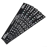 MoSundi Digitales Temperatur-Aufkleber-Thermometer für selbstgebrautes Bier Wein, 5 Stück, LCD-Display 2-36 °C, selbstklebender Gärmonitor für Glas- oder Kunststoff-Fermenter