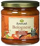 Alnatura Saucen Bolognese Glas, 330 ml