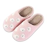 Hausschuhe-Damen Damen-Hausschuhe Damen Warme Home Pantoffeln Filzpantoffeln Filz Flauschige Hausschlappen Hausschuhe Feste Sohle Kuschel rutschfeste Gästehausschuhe Haus Schuhe