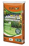 Euflor Humobil® Bodenaktivator AKTIVplus 65L Sack•hochwertiger Humus und ausgewogener Volldünger•zur Rasenpflege/Rasenreperatur•gegen Trockenheit und Nährstoffmangel