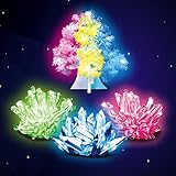DIY Kristall-Zucht-Weihnachtsbaum-Set, Pädagogisch-wissenschaftliches Experimentierset, Messbecher Im Lieferumfang Enthalten, Lustiges und Einfaches Kristall-Zucht-Set für ab 8 Jahren