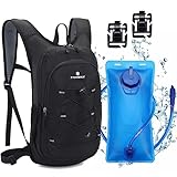 TTIAISHLE® Trinkrucksack mit 2L BPA-freier Trinkblase,Rucksack mit Trinksystem,Laufrucksack Wanderrucksäcke für Wandern Radfahren Laufen