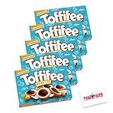 Toffifee Coconut Limited Edition 125g (5er Pack) | Die Haselnuss in Caramel mit einer leckeren Cocos-Creme Füllung + Zama4Zingo Karte