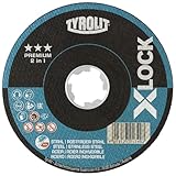 25x Tyrolit Trennscheibe X-LOCK gerade 125x1x22,23 mm A60 PREMIUM Stahl/Inox