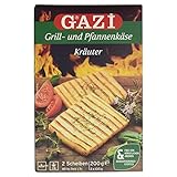 Gazi Grill- und Pfannenkäse mediterrane Kräuter, 2 Scheiben, 200g