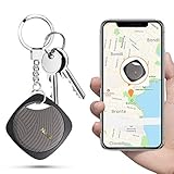 Schlüsselfinder, Wireless Key Finder mit Bluetooth APP für Haustier Tracker, Wallet Tracker, Telefon Tracker Unterstützung Fernbedienung Schlüssel Locator Kompatibel mit iOS/Androi (Black)