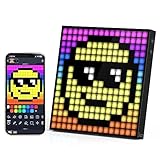 Divoom Pixoo-16 Pixel Art WiFi 16x16 LED Light Sign Digital Frame Dekoration Display, Smart Clock Lichter dekorativ mit APP-Steuerung für Gaming Zimmer Bar Schlafzimmer Haus Wand Schreibtisch