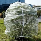 ONNAT 2 Stück Insect Protection Net Plant Protection Net 3 x 3 m/1.8 * 1.8m Fine Mesh Insect Net with Drawstring Insect Net Garden Vegetable Protection Net Plants Green for Vegetables Tree Protection