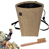 Chalk Bag | Gym Chalk Powder Pocket | Tragbares Klettern Zubehör für Fitness Training Basketball Gymnastik Badminton Golf