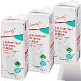 usy Bundle für Jeden Tag laktosefreie haltbare Milch 1,5% 3er Pack (3x1l Packung) + usy Block