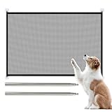 Hundebarriere – Innenbereich, kein Bohren, faltbares Hundegitter – verstellbares Gehege für kleine, mittelgroße Hunde, Kätzchen, Wohnzimmer, Schlafzimmer, Treppen, Badezimmer, Küche, Flur, Hof, Zimmer