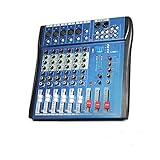 Audiomixer, DJ-Controller-Mixer, Mischpult, Messkarte, professionelle PC-Digitalkonsole, Schnittstellenkonsole, professionelle Ausrüstung, 6 Kanäle, Audioqualität