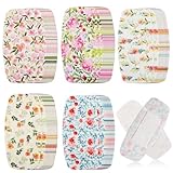 100 Pcs Flexible Pflaster Groß, PE Taillentrommel-Förmiger Wundpflaster, Wasserdichtes Pflaster Zur Wundversorgung, Einzeln Verpackte Wundverband (Blumenmotiv)