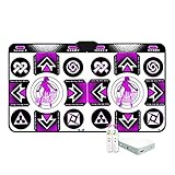 Stecto Doppelte Tanzmatte, Tanzmatte, rutschfest, langlebig, verschleißfest, Tanzmatte, Tanzmatte, Tanzmatte, Pad Dancer Blanket t mit USB PC, 165 x 81 cm