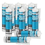 10 x Dampfsperren Folienkleber 310ml AggroSeal | Dampfbremse Kleber bauelastisch für Dampfbremsfolie Dampfsperrfolie Dampfsperre Dampfbremse | Folienkleber Anschlusskleber mit extrem hoher Haftung
