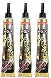 3X JPR Natural Mehandi Tattoo Tuben (Schwarz) 75g + SRK Postcard