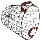 BESTYASH Kaminholzkorb aus Großer Stabiler Holzkorb für Vielseitig Einsetzbar für Lagerung im Freien Zeitloses Design für Kamin und Garten