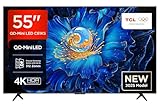 TCL 55C61KS QLED Mini LED Fernseher 55 Zoll, 4K HDR Premium, Dolby Vision & Atmos, Onkyo 2.1 Sound, Smart TV mit Google TV, Game Master, HDMI 2.1, AirPlay 2, Google Assistant & Alexa