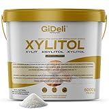 GiDeli Xylit Zucker Original aus Finnland 5kg im Eimer Birkenzucker lebensmittel Ersatz als Vegane & zahnfreundliche süßstoff