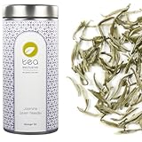 tea exclusive | Jasmine Silver Needle | Weißer Tee mit Jasmin | frisch, lieblicher & duftender Jasmintee aus China | Dose 50g