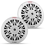 Pyle Outdoor Box - Wasserdichte 2-Wege-Lautsprecher, 150W Passiv, Geeignet für Pool, Sauna, Auto & Marine, Weiß