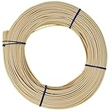 famos Peddigrohr Blauband Beste Qualität Flechtmaterial Peddig Natur Verschiedene Stärken ca. 500g (3,0 mm)