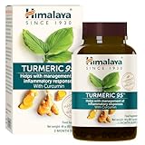 Himalaya Kurkuma 95 Supplement mit Curcumin/Curcuminoiden, unterstützt das Immunsystem, Widerstand gegen Allergien, 600 mg, Vegan, Glutenfrei, 60 Kapseln