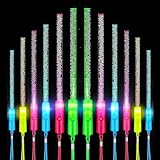 Piucrty Leuchtstäbe Mitgebsel Kindergeburtstag 12Pcs Led Leuchtstab Kinder Gastgeschenke Knicklichter Leuchtspielzeug Neon Party Set Glow in the Dark Give Aways Leuchtendes Spielzeug Geschenke 4-12