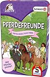 Schmidt Spiele 51424 Pferdefreunde, Kartenspiel in der Metalldose, Schleich Horse Club, bunt