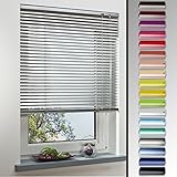 Alu-Jalousie, Aluminium-Jalousie / 180 x 160 Silber/Wand-und Deckenmontage, Rollo, Jalousie