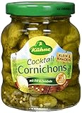 Kühne Cocktail Cornichons mit Dill und Zwiebeln, Abtropfgewicht 110g