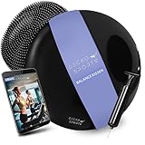 Gecko Sports® Balancekissen 33 cm schwarz – angenehm weiches Ballsitzkissen inkl. Pumpe, Turnbeutel & eBook – Premium Sitzkissen für Büro & Fitness – ergonomisches Luftkissen