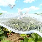 Unikicool Gewebtes Hagelschutznetz,LuftdurchläSsig GemüSeschutznetz,Anti Vogelnetze Schutznetz Abdeckung,Habt WiderstandsfäHigkeit,FüR Verschiedene Gartenverwendungen