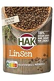 HAK Linsen im Standbeutel, 205 g, Abtropfgewicht 200g