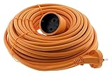 Zenitech Prolongateur 16A HO5VV-F 2x1.5 Orange 20m
