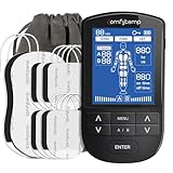 Comfytemp 3-in-1 TENS/EMS Gerät, 24 Modi mit DIY, Schmerztherapie Muskelstimulator für Bein,Rücken,Schulter,Arm Muskel MassageGerät mit 10 Elektroden Pads K6105