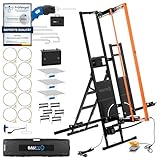 BAUTEC Heißdrahtschneider ALUCUTTER PROFI + Koffer + Styrocutter DX 250W » Premium-Set inkl. 10 Schneidedrähte, Fußschalter, Schleifraspel, Styrogrips, Klingenset » Styroproschneider