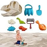 Spielzeug für | mit Schaufel und Dinosaurier-Wasserspiel – Set für Reisen Jungen und Mädchen für den Garten, Sommer, Urlaub, Camping im Freien, Geburtstagsgeschenk